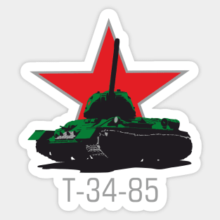 Soviet medium tank T-34-85 Sticker